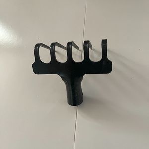 Steel Garden Rake Nine Toothed Black For Agricultural Use And Household Hay Raking - Product Image 4