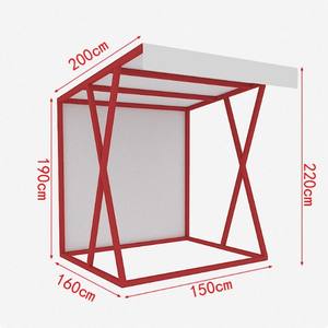 Expositor Metálico con Lona para Puesto de Venta Ambulante, Tienda de Pasteles, Mercado de Pulgas, Venta al por Mayor de Fábrica - Product Image 3