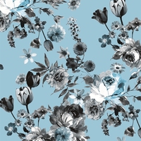 Tissu en satin de polyester doux à imprimé numérique personnalisé à motif floral pour robes et jupes de soirée de mariage pour femmes – Vente chaude
