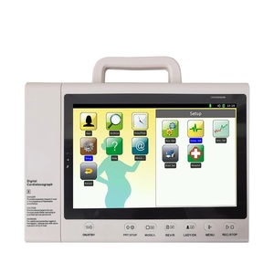 LTIF03 Portabel 10.2'' Layar Sentuh LED CTG Kardiotokograf / <span class=keywords><strong>Monitor</strong></span> Janin Fungsi Kembar Bisa Dipilih - Product Image 4