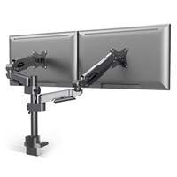 Vente en gros de nouveaux modèles créatifs de supports d'affichage pour bureau, sans empiècement de place, en acier, aluminium et plastique
