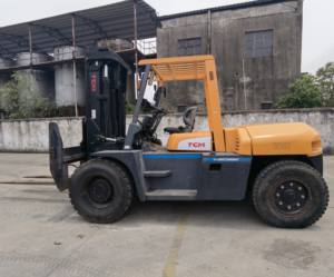 รถยกญี่ปุ่นมือสองราคาถูก tcm FD100 รถยก 10 ตัน tcm รถยกดีเซลมือสอง - Product Image 6