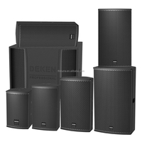 Altavoz de Línea Activa DEKEN FLEX-T12 de 12 Pulgadas, Altavoz Profesional para Actividades en Interiores, Actuaciones en Escenarios y Espacios Pequeños