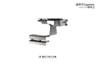 Soporte Inferior de Parachoques Delantero para PORSCHE CAYENNE 9Y0.1 2018-2023, 9Y0807959 OK1, 9Y0807960 OK1