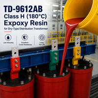 Resina Epoxi Universal TD-9612AB Clase H de Baja Viscosidad y Larga Duración a Altas Temperaturas Para Transferencia en Seco Instrumentos Reactores CT