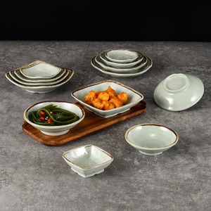 Đồ dùng ăn uống kiểu Hàn Quốc, có thể tái sử dụng, đĩa đựng xì dầu, đồ dùng phục vụ nhà hàng, đĩa melamine nhỏ, đĩa đựng món khai vị - Product Image 4