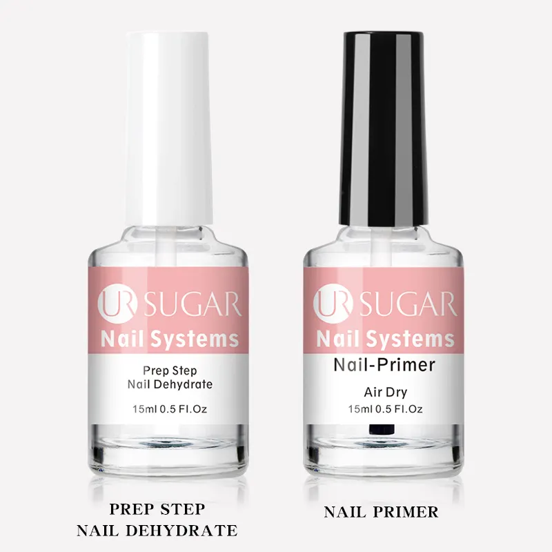 UR SUGAR Privete Label 15ML Free Grinding No Hurt Air Dry Prep Dehydrator and Nails Polish Primer