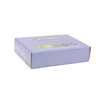 Cajas de Cartón para Regalo con Ventana Transparente, Papel Negro con Laminado Mate