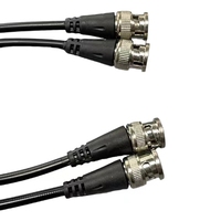 OEM de alta calidad DC Power Pigtail Cable BNC macho hembra adaptador conector Coaxial para sistema de seguridad CÁMARA DE TV eléctrica