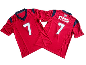 Houston 2024/25 # 7 C.<span class=keywords><strong>J</strong></span>. Stroud 2nd Alternate Vapor F.<span class=keywords><strong>U</strong></span>.S.<span class=keywords><strong>E</strong></span>. Maillot de football brodé en polyester respirant 100% édition limité<span class=keywords><strong>e</strong></span> - Product Image 5
