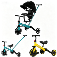 Tricycle 3-en-1 pour bébé à prix réduit – Tricycle à pousser pour enfants à 3 roues