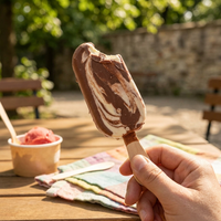 Bâtonnets de crème glacée en bois de bouleau écologiques jetables, sans éclats, mini-cuillères de dégustation pour gelato, conformes aux normes alimentaires