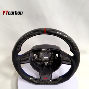 พวงมาลัยคาร์บอนไฟเบอร์แท้แบบกำหนดเองสำหรับโฟกัส MK2รถ KUGA <span class=keywords><strong>MK1</strong></span> ST <span class=keywords><strong>RS</strong></span> สไตล์การแข่ง - Product Image 2