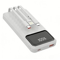 Offre Spéciale : Batterie Externe 20000mAh à Charge Rapide 22.5W avec Câble Intégré – Chargeur Portable OEM ODM – Fournisseur d'Usine en Gros Personnalisé