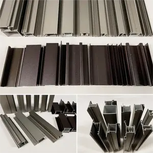 Foshan Building Materials For Home Aluminium Extruded Cooling Profile Sliding Window And Door Aluminium Window Profiles