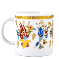 Tasse régulateur turque en porcelaine, 1 pièce, tasse dorée, Souvenir, modèle turc