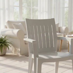 Durable Stackable Plastic Back Dining <b>Chair</b> Lightweight Space Saving Seating for Restaurant Hotel Home Use Wholesale - Product Image 6