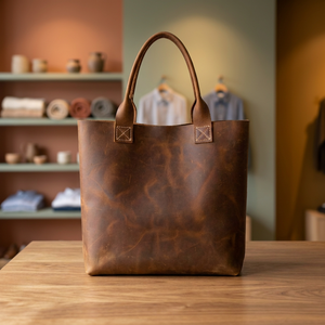 Pochette pour femmes en cuir véritable, fermeture à glissière, imperméable, durable, légère, grande capacité, bandoulière, sacs à main décontractés - Product Image 1