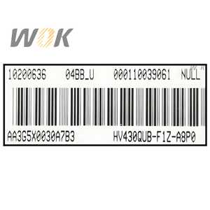 Écran LCD de haute qualité HV430QUB-F1Z <span class=keywords><strong>43</strong></span> pouces 3840*2160, pièce de rechange, cellule ouverte pour remplacement d'écran de téléviseurs <span class=keywords><strong>Samsung</strong></span>, LG, Hisense, TCL - Product Image 2