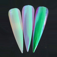 Marke MCESS KOSTENLOSE PROBEN Hyper shift Glimmer Multi chrom Lidschatten Chamäleon Süßigkeiten Titandioxid Aurora Pigment für Nagellack