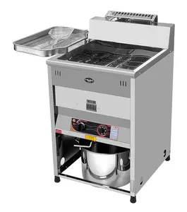 Restaurant Hotel Supplies Kitchen Equipment Fryer Machine Price 40L Continuous Commercial Electric Deep Fryers