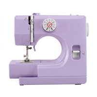 Máquina de Coser Portátil Mini de Cama Plana con Puntada Recta, Eléctrica, 12 Puntadas, Cortahilos de Hilo Único, Fácil de Usar, Venta al por Mayor OEM