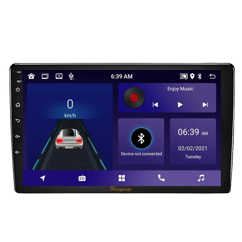 Автомобильный мультимедийный плеер, dvd-плеер на Android 10, с сенсорным экраном 10 дюймов, GPS, 2 Гб ОЗУ, 32 Гб ПЗУ