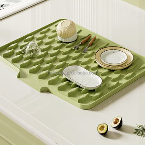 Alfombrilla de Silicona para Escritorio, Escurridor de Platos para Cocina, Fácil de Limpiar, Aislante del Calor - Product Image 2