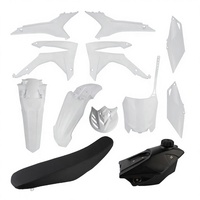 Kit de carénage en plastique pour Honda CRF 250R CRF450R 450R, pièces de moto, garde-boue avant et arrière, réservoir de gaz de carburant pour siège