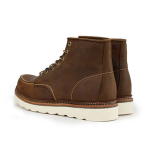 Bottes de travail en cuir de vache Crazy Horse Goodyear Welt Heritage avec semelle extérieure en <span class=keywords><strong>mousse</strong></span> de caoutchouc souple fabriquées par un fabricant expérimenté - Product Image 3
