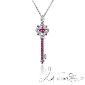 Colgante de Plata 925 de la Serie Counterattack con Incrustaciones de Cristal y Diamantes de Imitación Estilo Vintage - Product Image 5