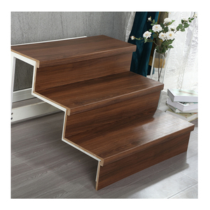 Châu Âu sồi hiện đại nổi cầu thang T & G cài đặt chải kết thúc tùy chỉnh cầu thang Kit cho trong nhà/ngoài trời - Product Image 6