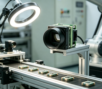 Kamera Industri Tingkat Papan Mono HIK ROBOT MV-CB060-10GM-C 6 Megapiksel Baru dengan Antarmuka Gigabit Ethernet.
