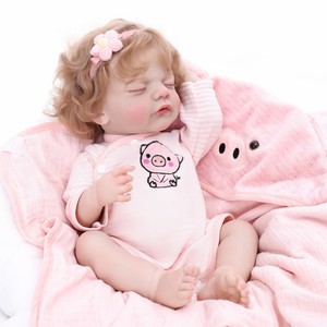 Muñeca Bebé Reborn Realista de 20 Pulgadas, Vinilo Suave Pintado a Mano, Perfecta para Regalo de Cumpleaños y Decoración del Hogar - Product Image 5