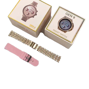 Montre connectée pour femme Gen 9 1,28 pouce avec 2 bracelets, bracelet en alliage, écran AMOLED, <span class=keywords><strong>assistant</strong></span> vocal IA, moniteur de fréquence cardiaque, fitness, <span class=keywords><strong>Android</strong></span> - Product Image 1