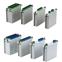 Répartiteur optique SC UPC PLC 1x4, boîtier cassette pour réseau FTTH FTTX