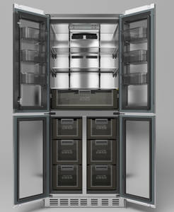 Refrigerador Empotrado Ultrafino Smad de 60 cm de Profundidad con Puerta Lateral y Enfriamiento por Aire para Hogar y Hotel - Product Image 2