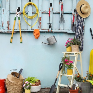 Crochets de <span class=keywords><strong>garage</strong></span> robustes cintre en forme de U en métal organisateur d'outils de jardin électrique à la maison crochets de système de stockage muraux de <span class=keywords><strong>Garage</strong></span> suspendus - Product Image 5