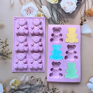 Khuôn Làm Bánh Hình Gấu 3D Đáng Yêu Khuôn Silicon Dụng Cụ Làm Bánh Nhà Bếp Cho Bánh Quy Kẹo Dẻo Bánh Muffin Xà Phòng Bánh Sandwich - Product Image 3