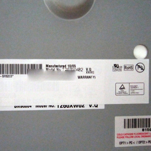 Pantalla LCD TFT T260XW02 VQ Excelente, Nueva, de 26.0 Pulgadas, 1366*768, 16.7M, Módulo de Pantalla LCD - Product Image 3
