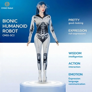 Bionischer Humanoider Empfangsroboter Maßgefertigter Silikonkörper Reichhaltige Ausdrucksfähigkeit - Product Image 2