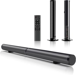 <span class=keywords><strong>Barre</strong></span> de <span class=keywords><strong>son</strong></span> pour cinéma maison Samtronic, haut-parleur sans fil portable pour un <span class=keywords><strong>son</strong></span> surround 3D à 360° °   Stéréo T avec trois modes d'affichage LP-1807 - Product Image 2