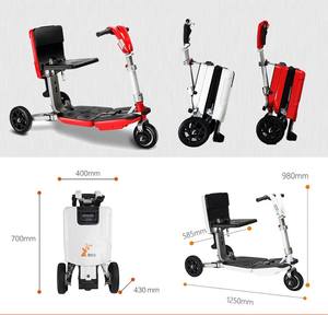 Mini Scooter Elettrico Pieghevole per Anziani e Disabili con Chiusura Automatica - Product Image 4