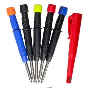 <span class=keywords><strong>Crayon</strong></span> mécanique multicolore 2,8 mm pour le travail du bois et l'ingénierie, avec pointe longue pour marquage de trous profonds, logo personnalisé pour le dessin de construction - Product Image 3
