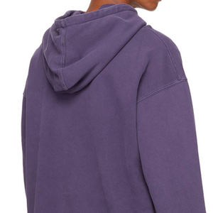 Ventes chaudes de sweats à capuche pour hommes en coton avec broderie lourde, impression de logo, sweats à capuche vierges en gros, sweats à capuche surdimensionnés à épaules tombantes personnalisés pour hommes - Product Image 6
