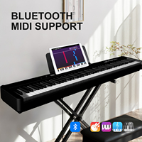 BX5 88 teclas Bora Venta caliente Piano de buena calidad Piano electrónico martillo acción teclado músico estudiantes