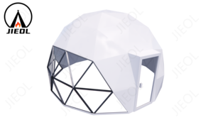 Dôme géodésique hybride en membrane architecturale ignifuge et imperméable de 8 m, taille personnalisée, pour fenêtre en <span class=keywords><strong>baie</strong></span>, type M2 - Product Image 6