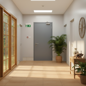 <span class=keywords><strong>Porte</strong></span> coupe-feu en acier ignifuge et étanche avec design personnalisé pour usage résidentiel moderne, applications hospitalières et hôtelières - Product Image 6