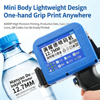 Imprimante jet d'encre intelligente à écran couleur MINI, mini-étiqueteuse portable avec date de production, approvisionnement direct transfrontalier