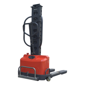 Apilador Autocargable, Elevador de Paletas Portátil, Descarga de 500 kg, Mini Apilador Eléctrico Ligero con Plataforma - Product Image 3